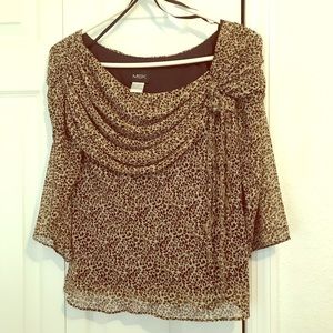 Blouse and black pant